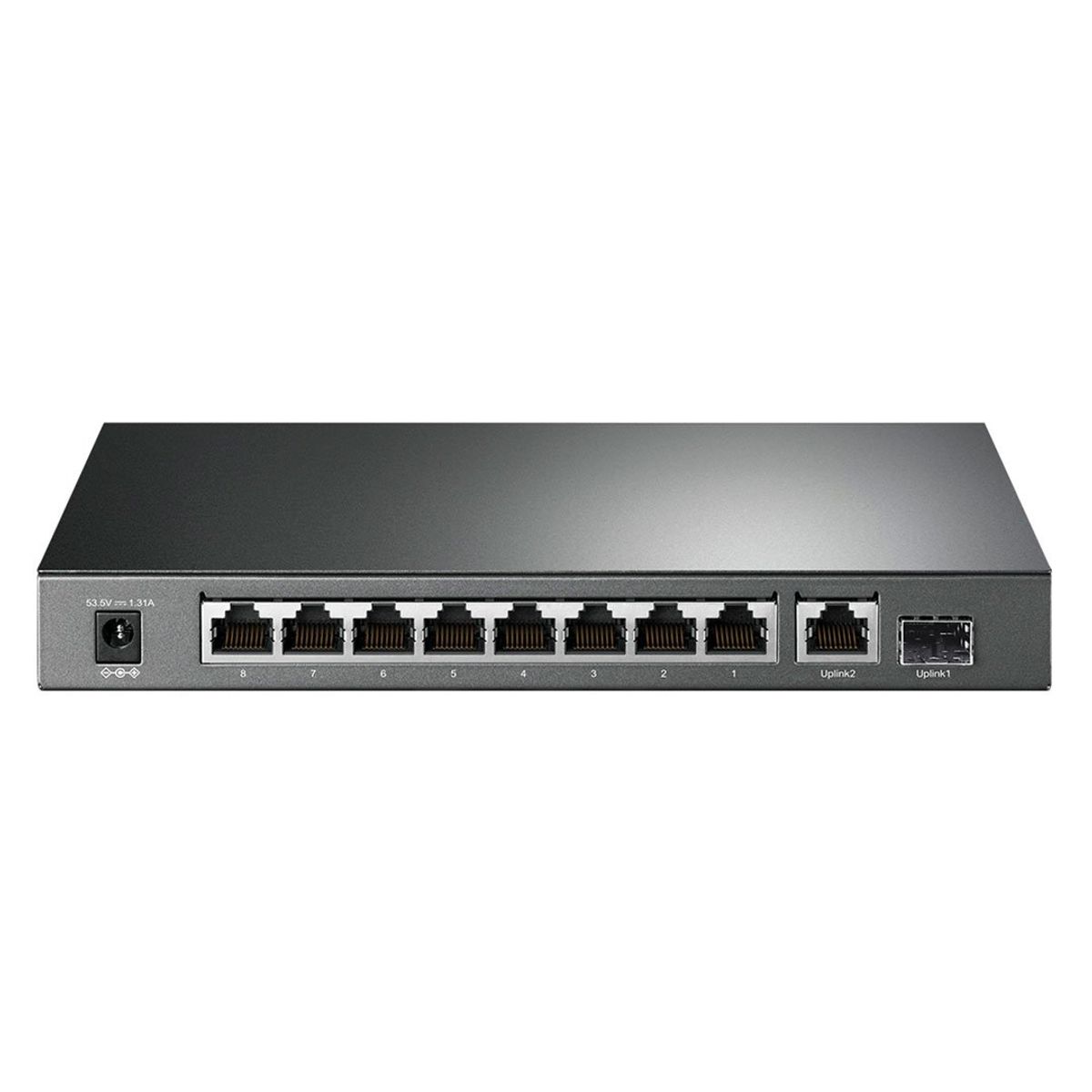 TP LINK - TP-LINK TL-SG1210P Switch PoE 8 Puertos Gigabit 1Up 1SFP 63W