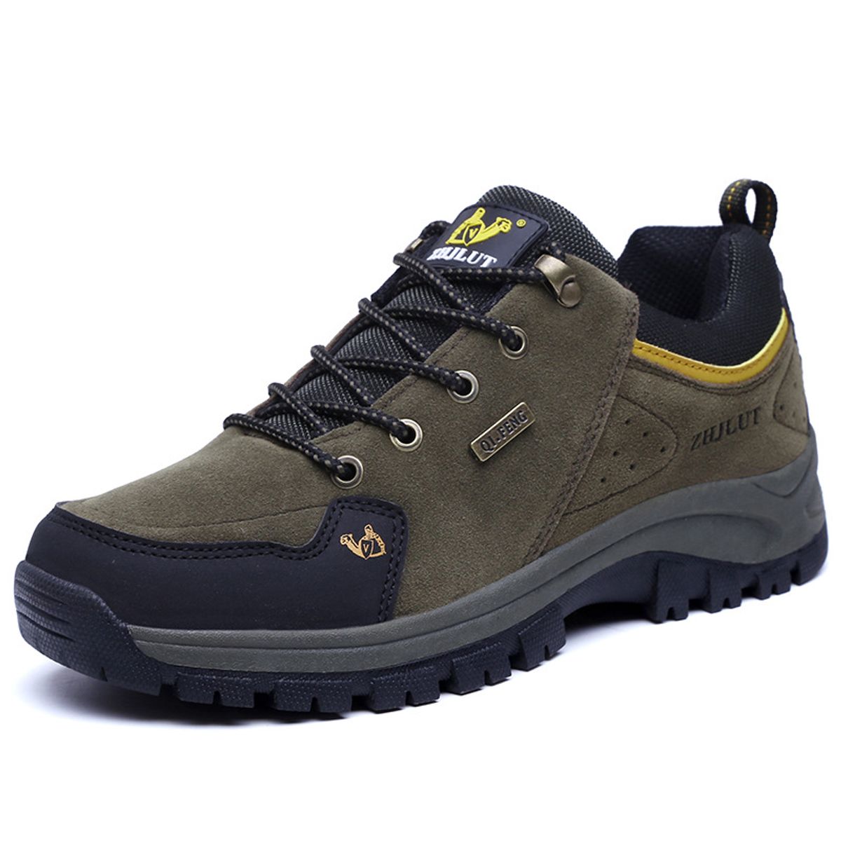 BLWOENS - Zapatos de trekking de invierno para hombres Zapatillas - Verde