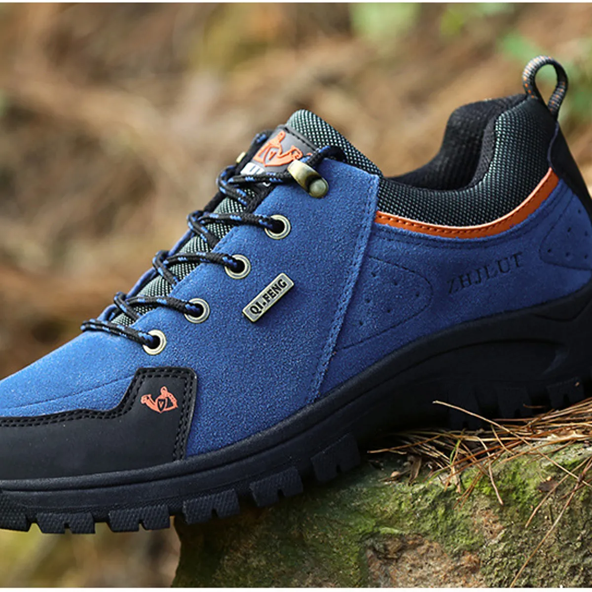BLWOENS - Zapatos de trekking de invierno para hombres Zapatillas - Azul