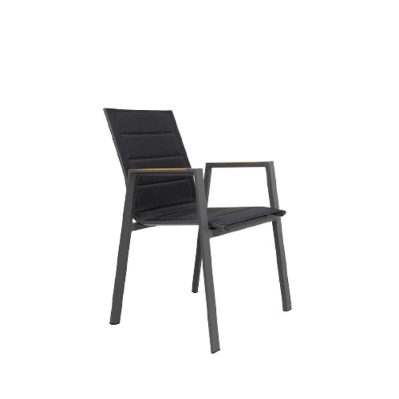 NIHM - Silla de Terraza Wailea New Dark de Aluminio