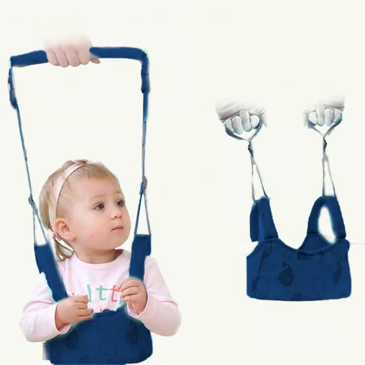 GENERICO - Arnés Caminador 2 en 1 Primeros Pasos Azul