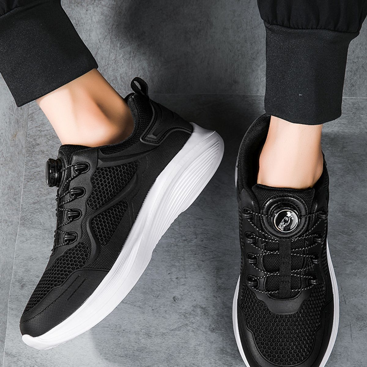 BLWOENS - Zapatos de trekking de invierno para hombres Zapatillas - Blanco