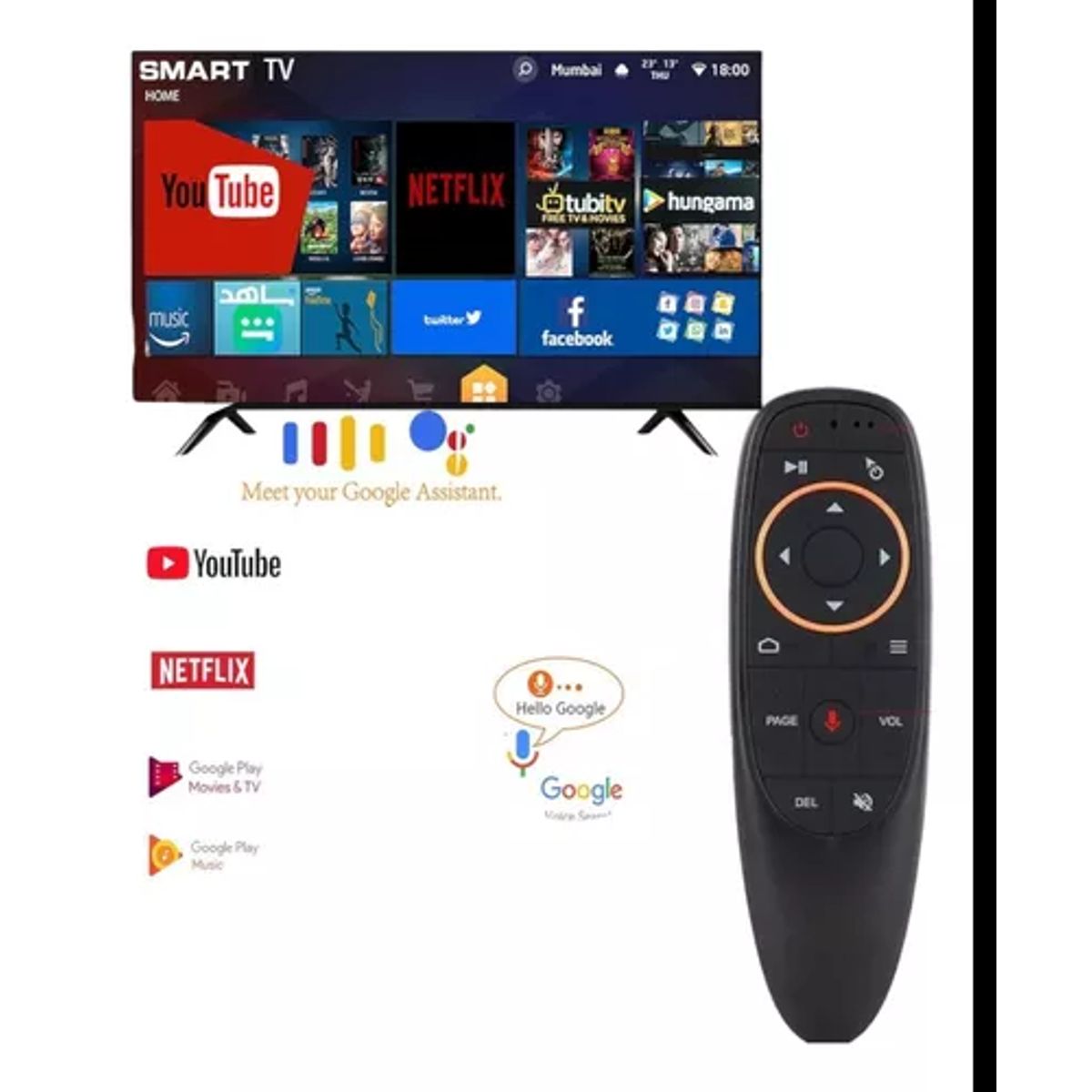 GENERICO - control mágico con comando de voz para tv y Smart
