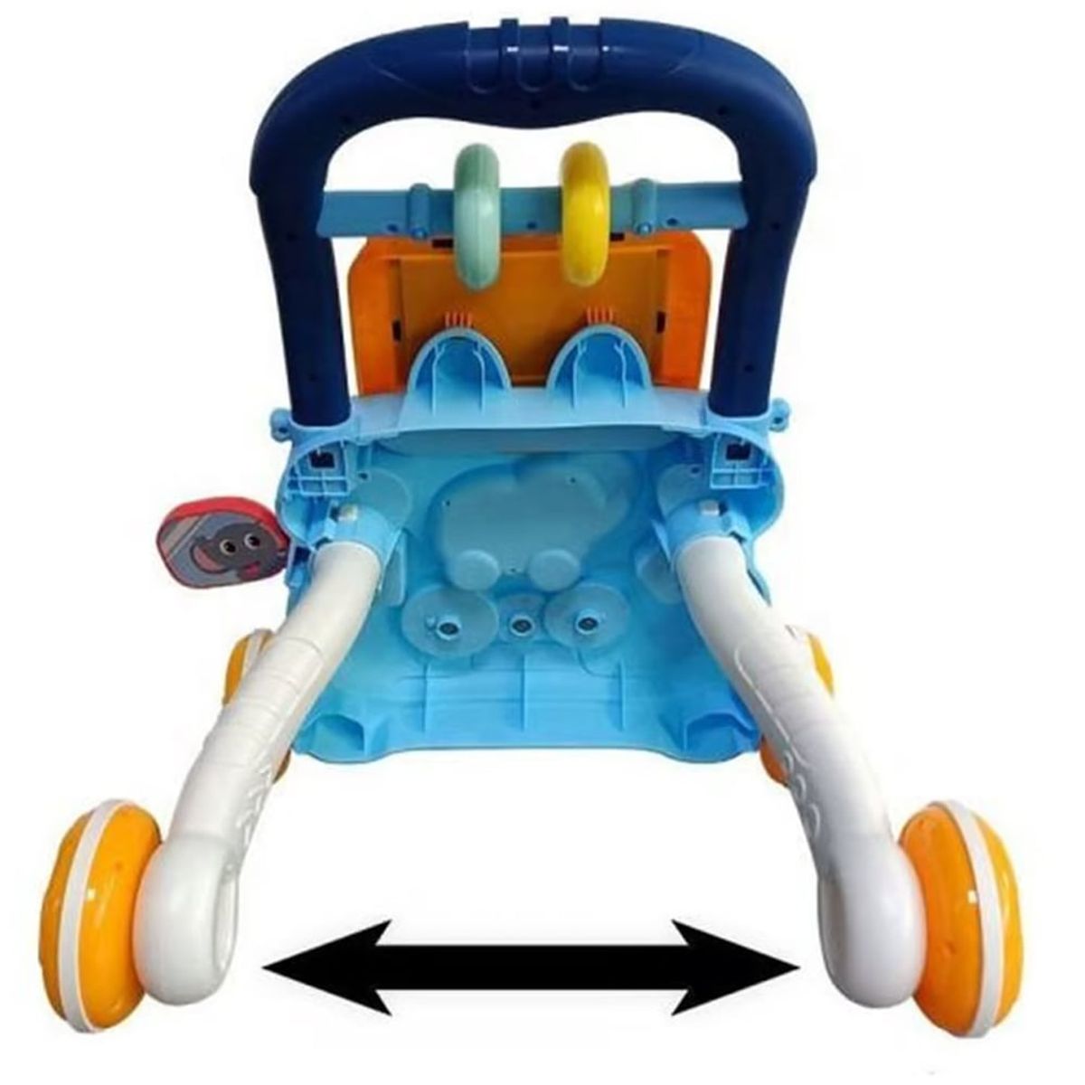 HUANGER - Caminador Musical Elefante Azul Pizarra Mágica HE0810