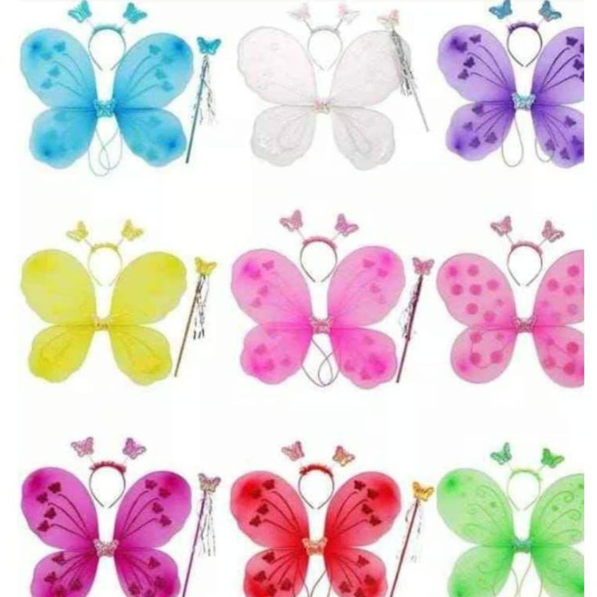 GENERICO - Alitas mariposa luminosa vinchavarita