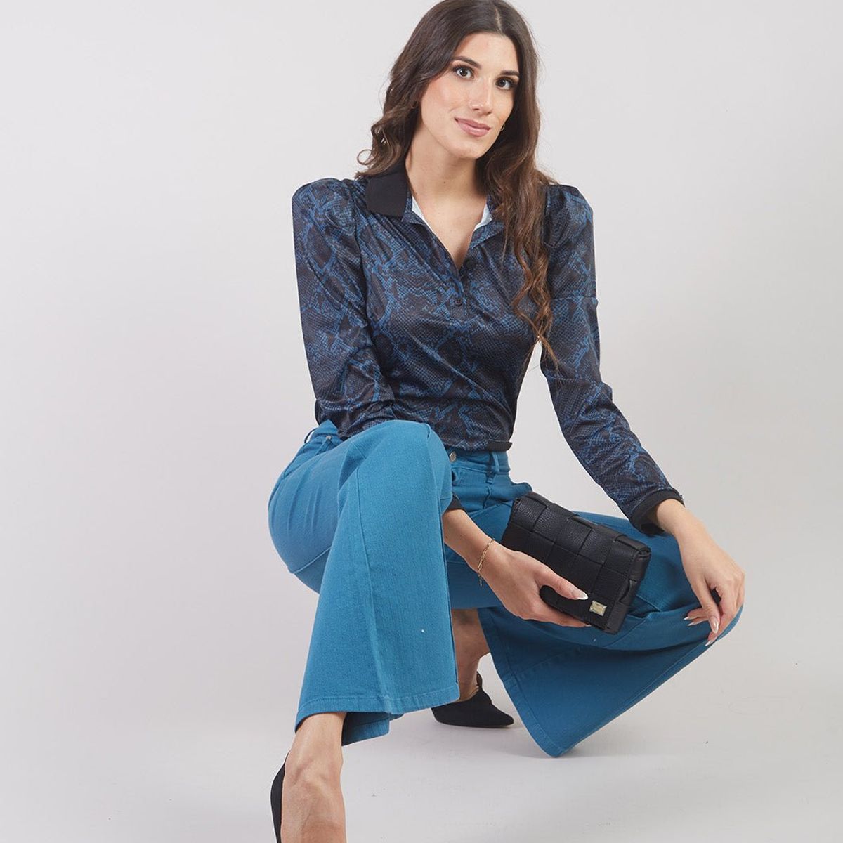 MICHELLE BELAU - POLO MANGA LARGA PL01228E18 TGRI S