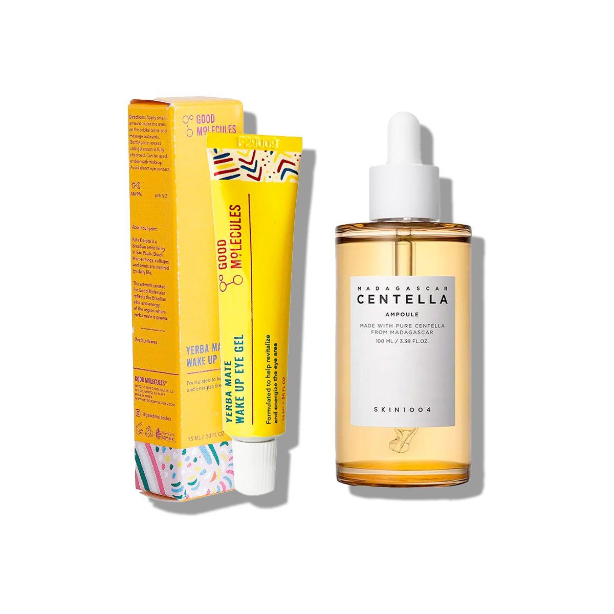 SKIN1004 - Contorno De Ojos Yerba Mate 15ml-Madagascar Centella Ampoule 100 ml  SKIN1004