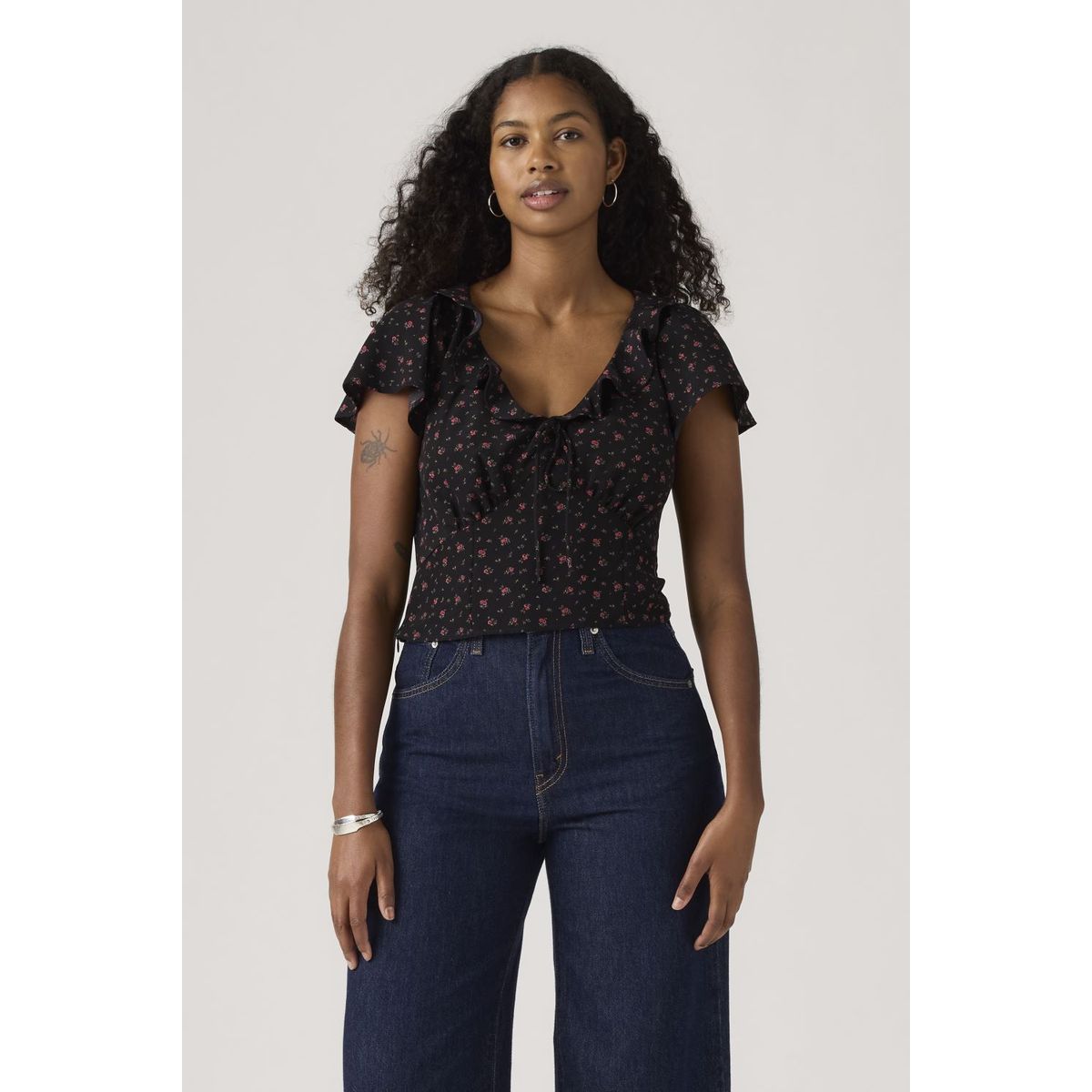 LEVIS - Blusa Mujer Mylene Negro Levis