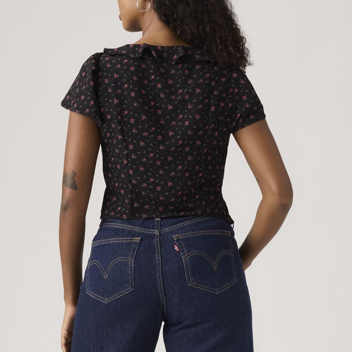 LEVIS - Blusa Mujer Mylene Negro Levis