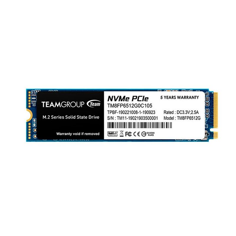 TEAMGROUP - UNIDAD DE ESTADO SOLIDO TEAM GROUP MP33 M.2 512GB P/N: TM8FP6512G0C101