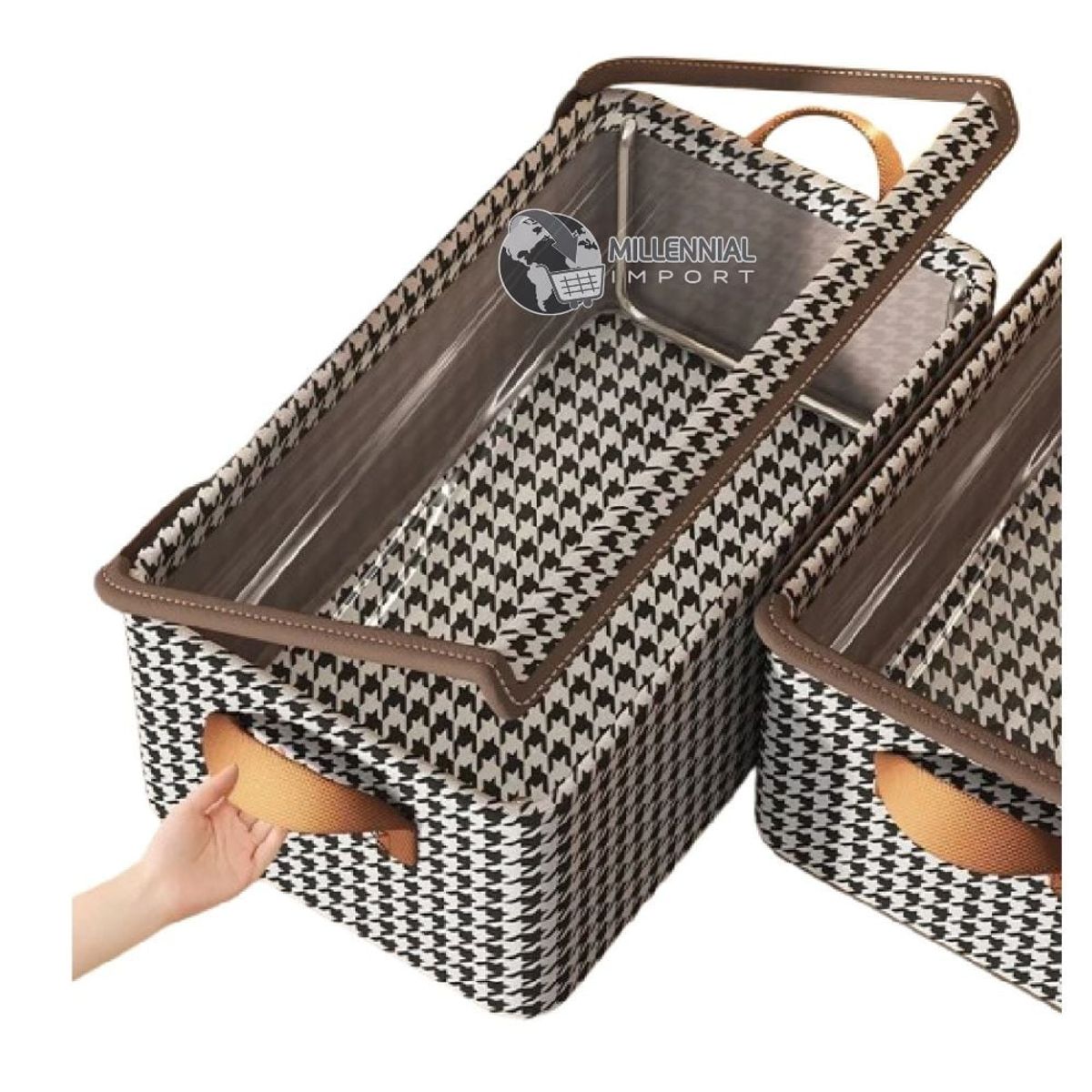 GENERICO - 4 Pcs Organizador Plegable De Ropa con Tapa y Varillas