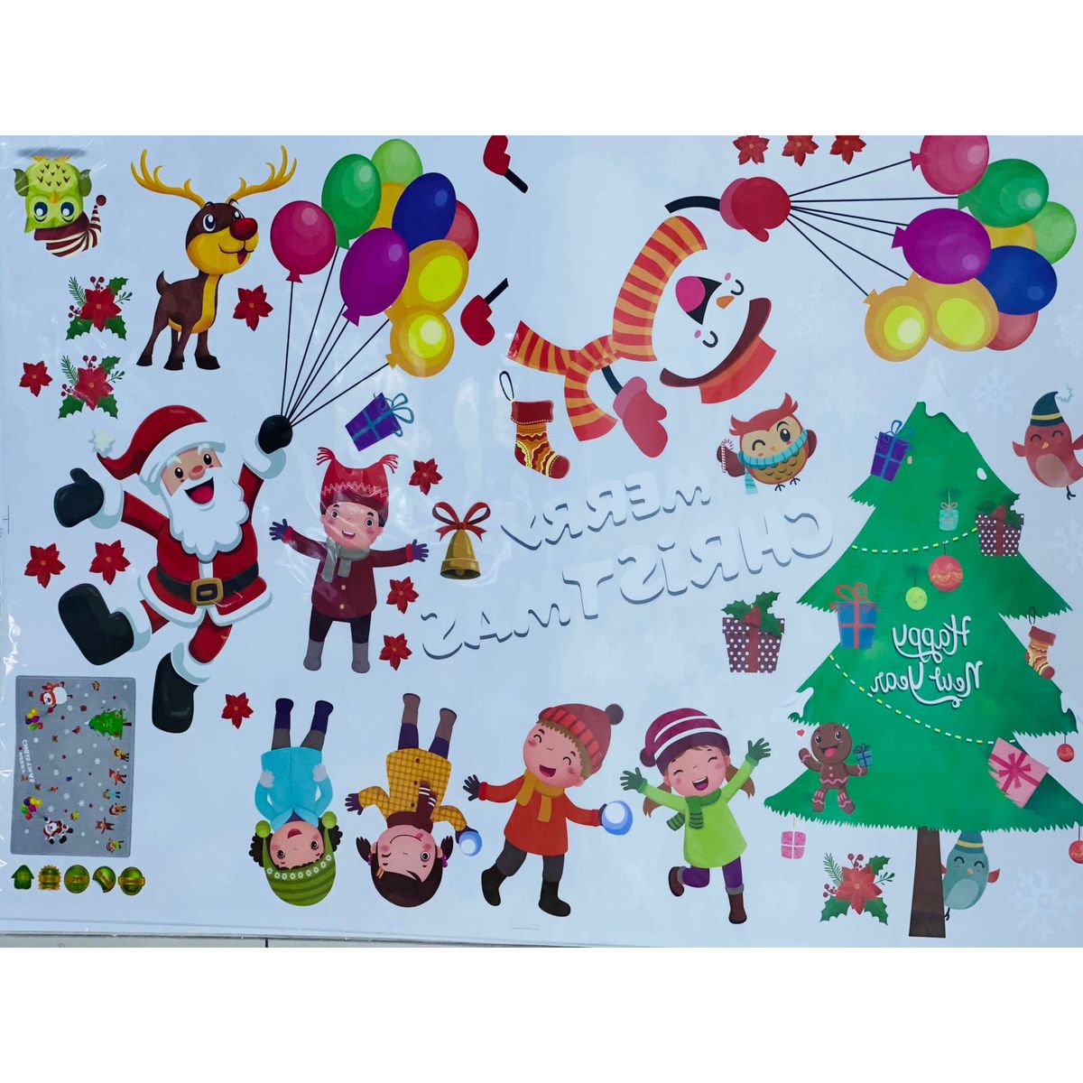 GENERICO - PEGATINA NAVIDEÑA - DECORA TUS VENTANAS