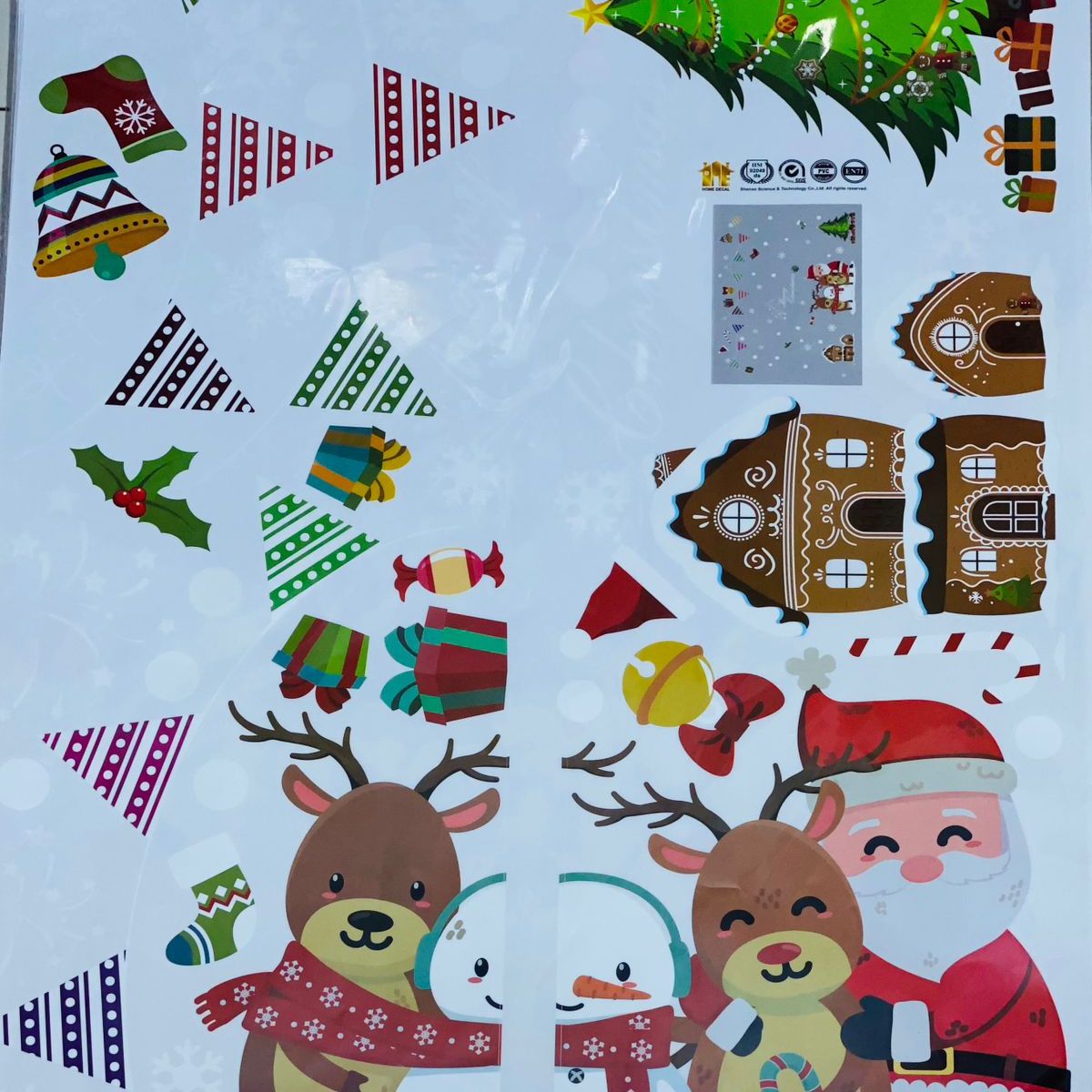 GENERICO - PEGATINA NAVIDEÑA - DECORA TUS VENTANAS