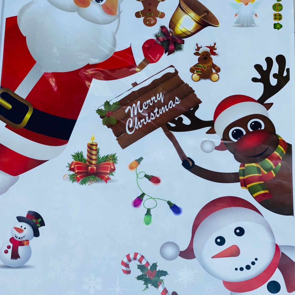 GENERICO - PEGATINA NAVIDEÑA - DECORA TUS VENTANAS