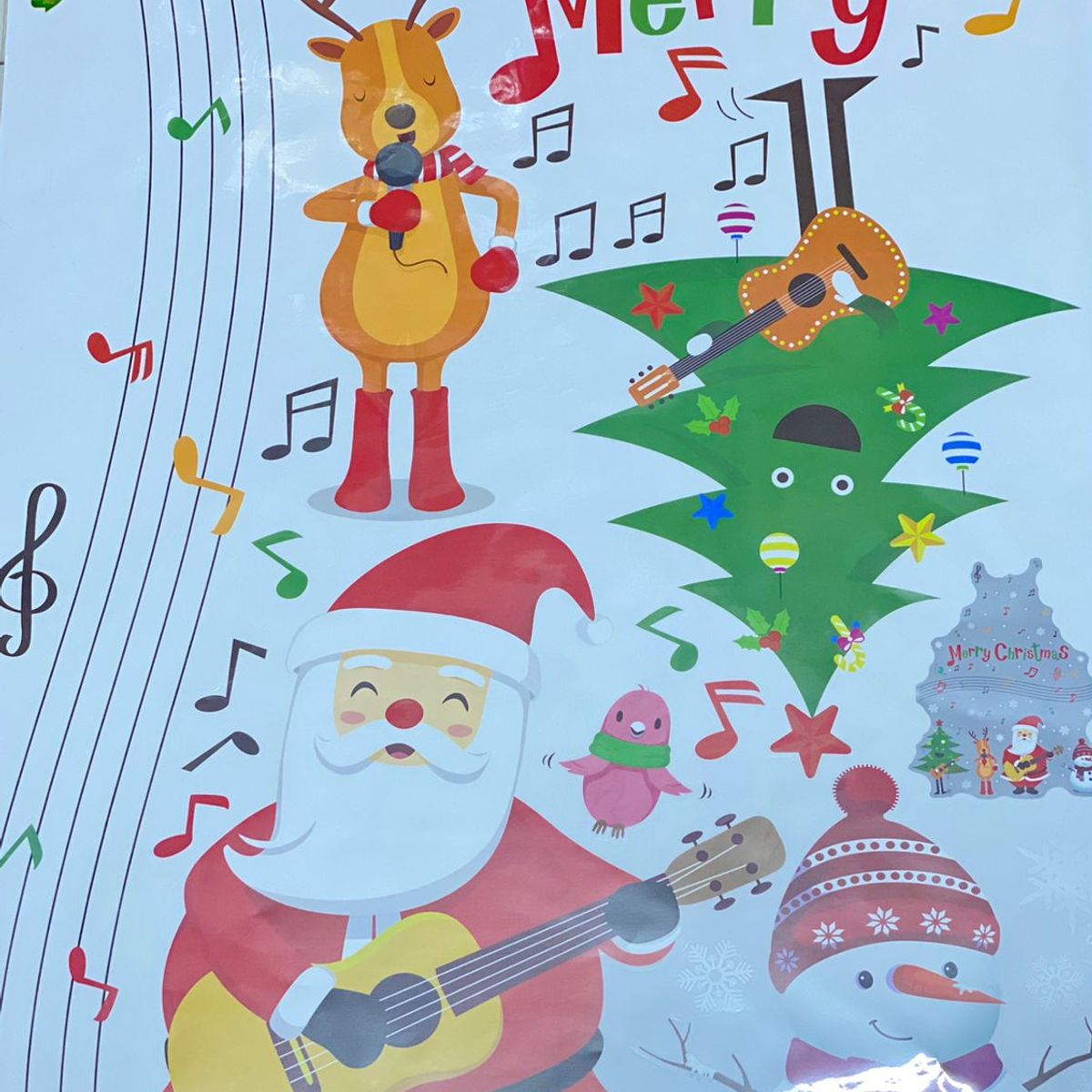 GENERICO - PEGATINA NAVIDEÑA - DECORA TUS VENTANAS