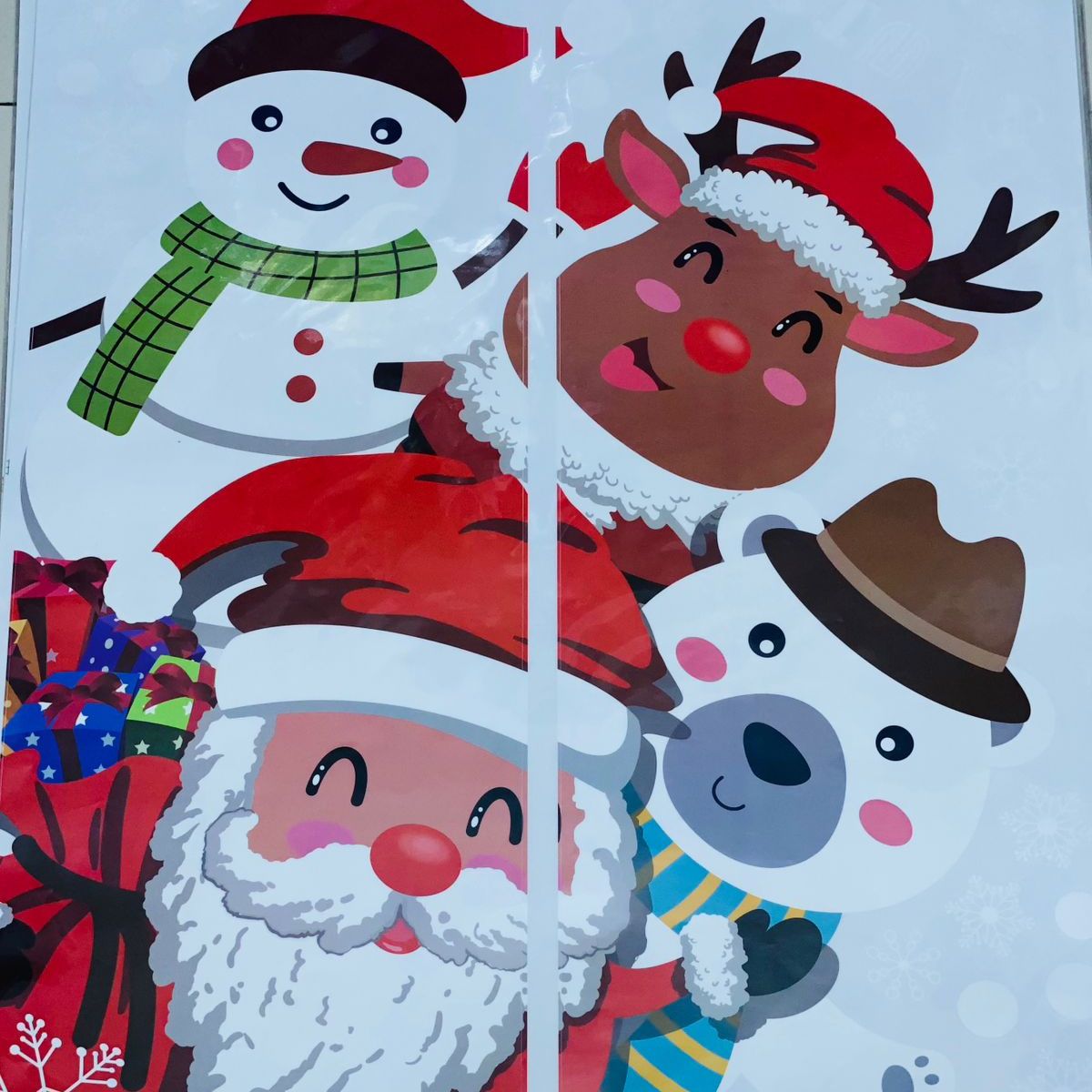 GENERICO - PEGATINA NAVIDEÑA - DECORA TUS VENTANAS