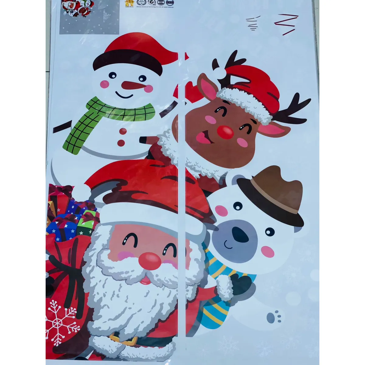 GENERICO - PEGATINA NAVIDEÑA - DECORA TUS VENTANAS