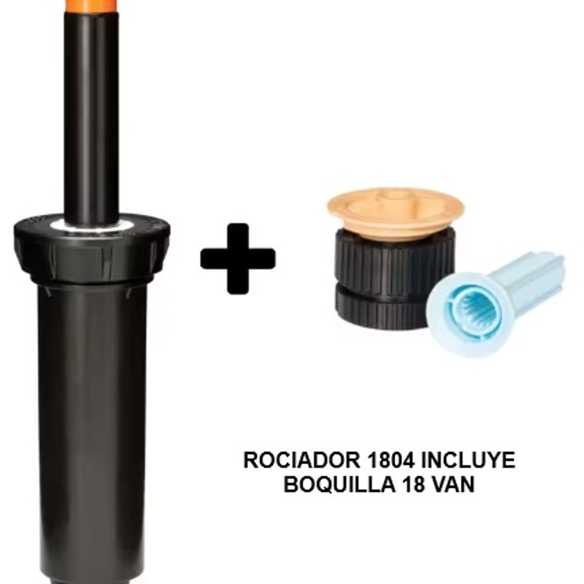 RAINBIRD - ASPERSOR - ROCIADOR EMERGENTE SERIE 1804 DE 1-2 R550m