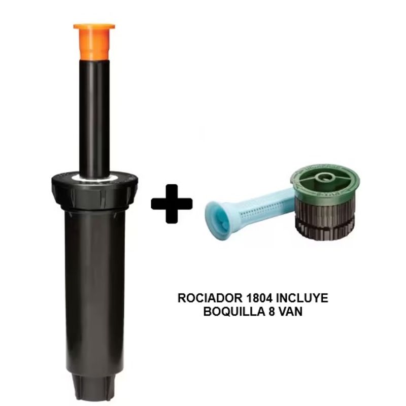 RAINBIRD - ASPERSOR - ROCIADOR EMERGENTE SERIE 1804 DE 1-2 R240m