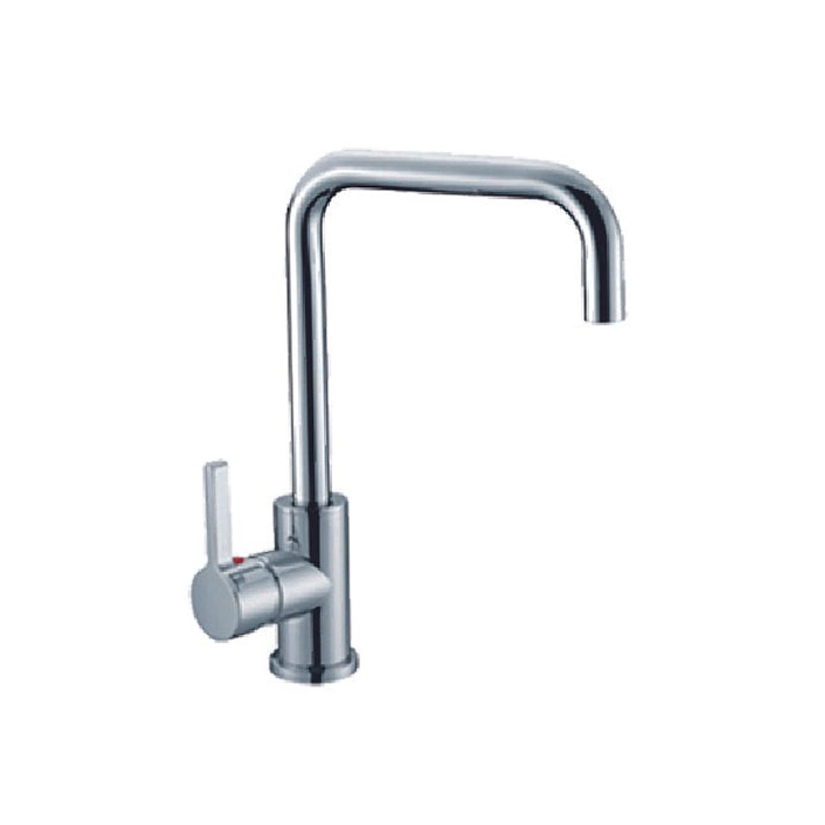 IMPORTADO MC - Monocomando tipo Ganso para Cocina en Bronce Cromado