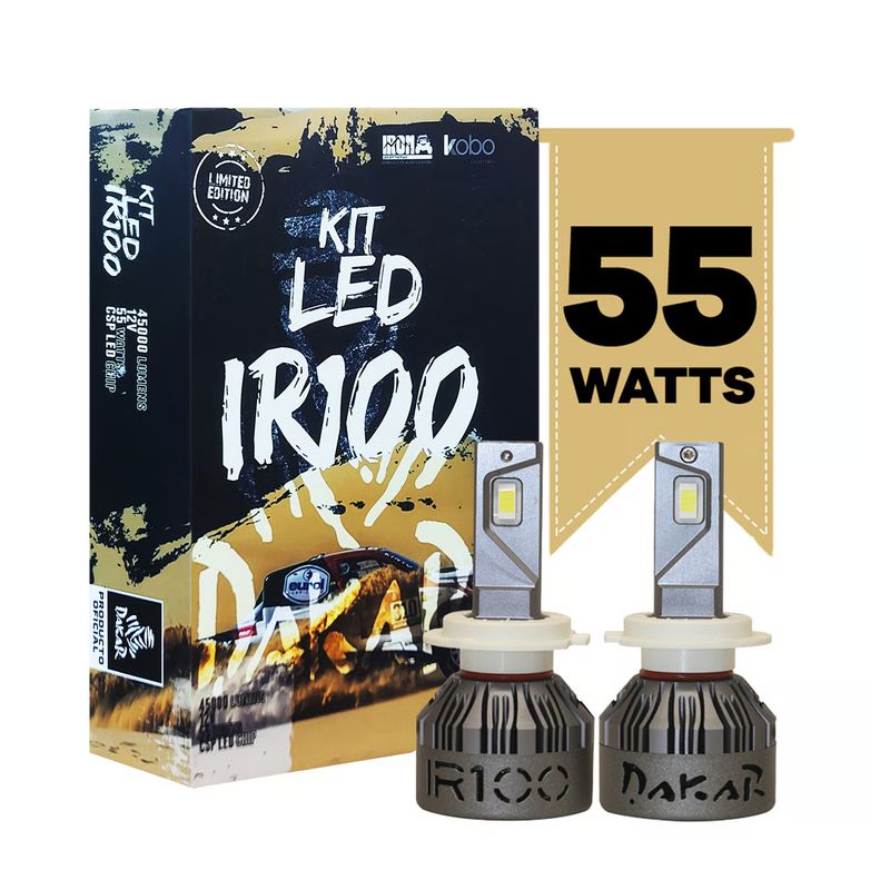 KOBO - Foco Led Iron Dakar IRX H4 55 WATTS Potente Premium