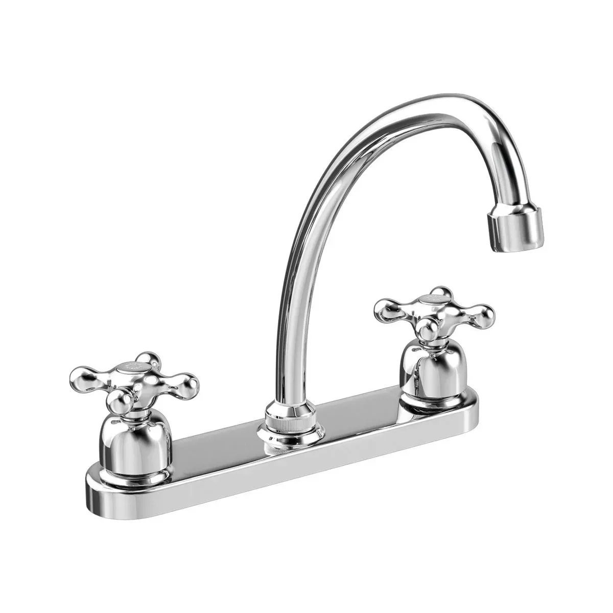 ITALGRIF - Mezcladora tipo Ganso para Cocina Acapulco en Bronce Cromado