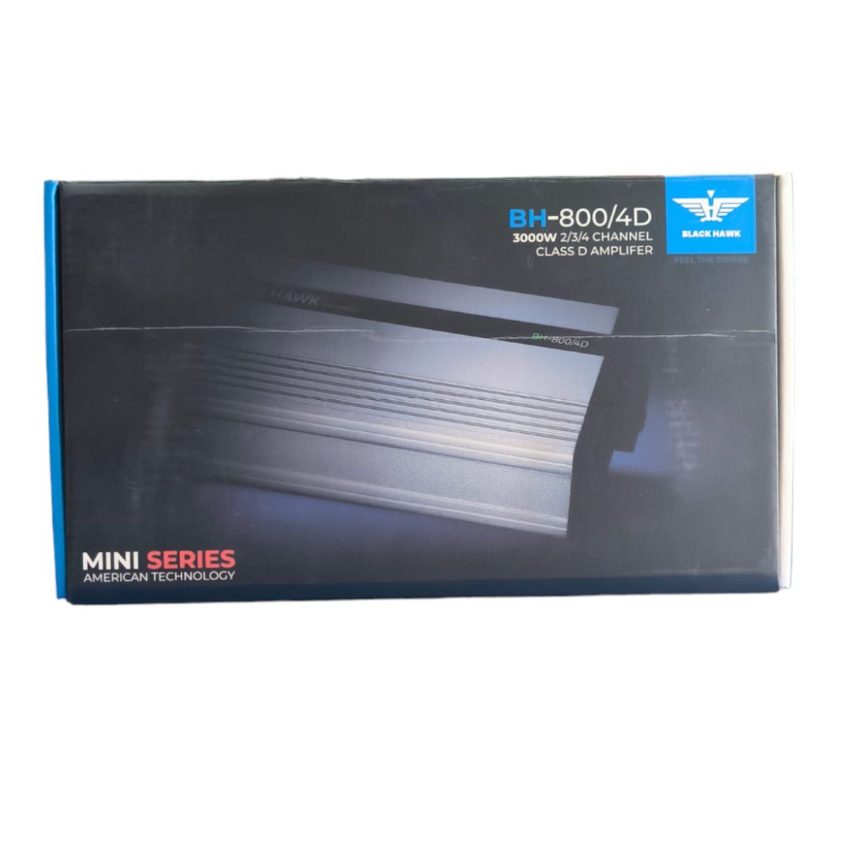 BLACK HAWK - Amplificador Black Hawk Digital 4 Canales 3000w BH-800/4D.