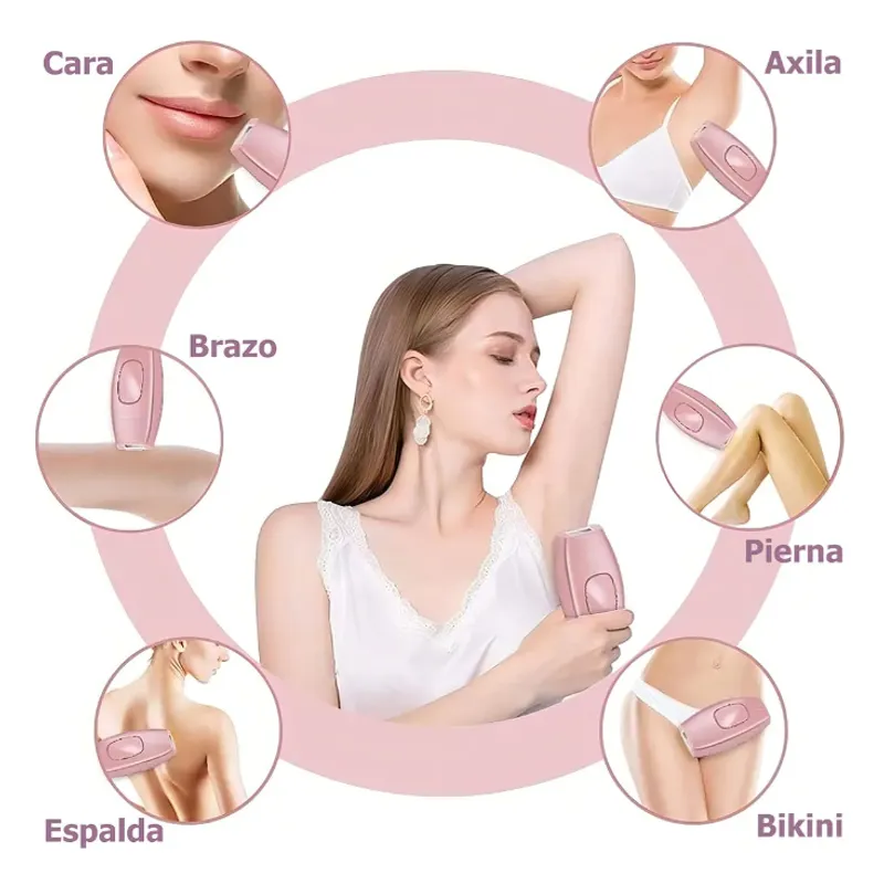 GENERICO - DEPILADOR LASER PROFESIONAL ELIMINA EL VELLO CORPORAL PERMANENTE