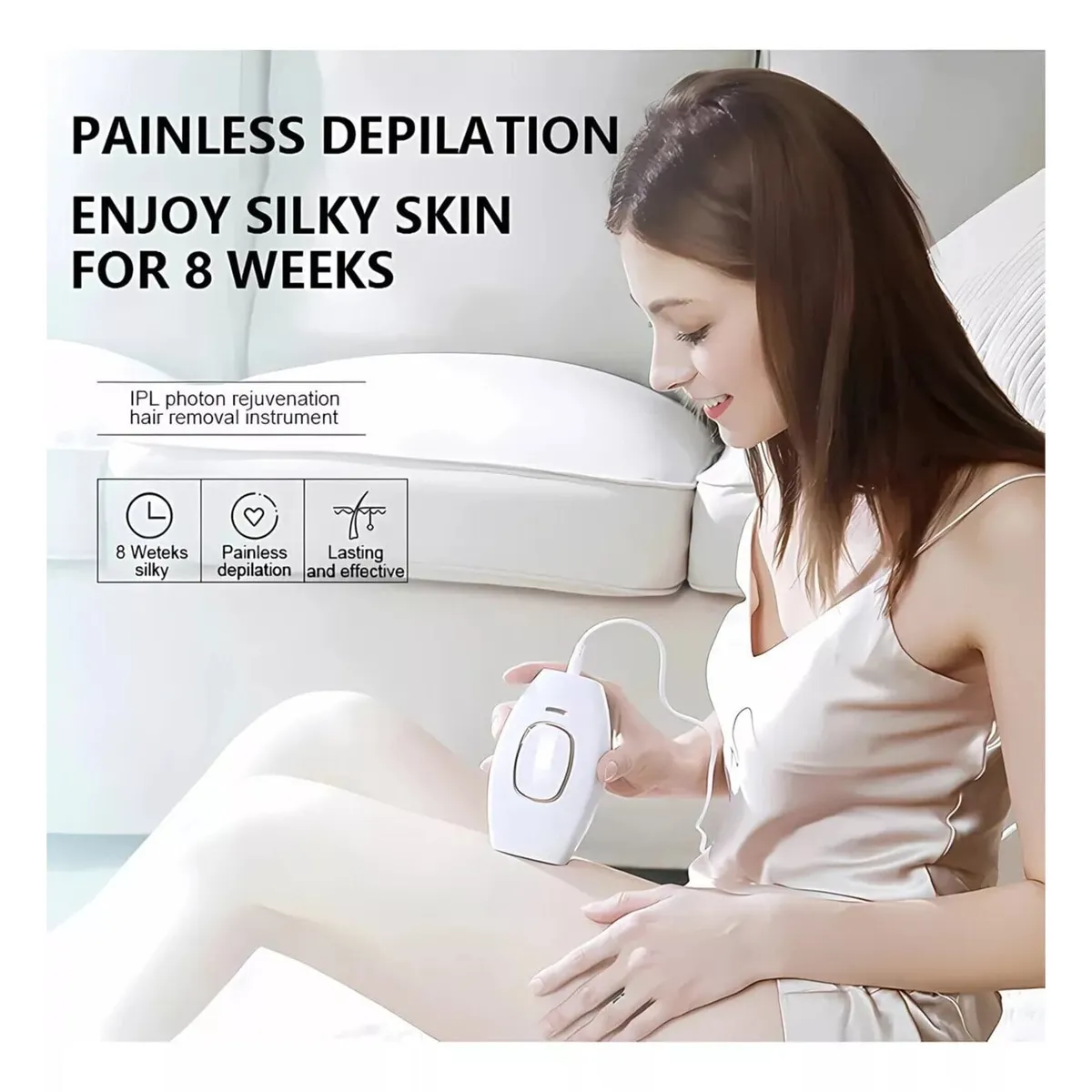 GENERICO - DEPILADOR LASER PROFESIONAL ELIMINA EL VELLO CORPORAL PERMANENTE