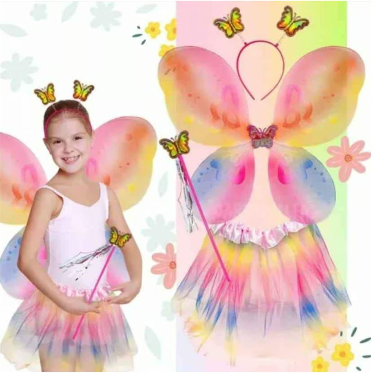 GENERICO - Alitas mariposa luminosa vinchavarita