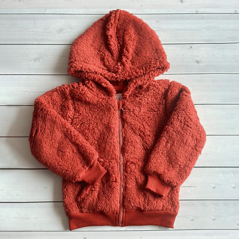 TIFANTI - Casaca de peluche Unisex para niño o niña Lacre