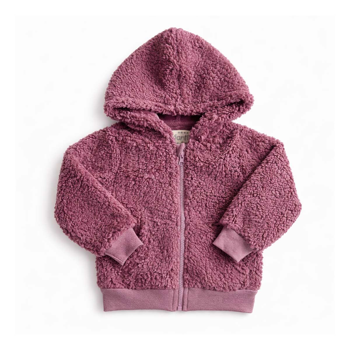 TIFANTI - Casaca de peluche para niña Morado Uva