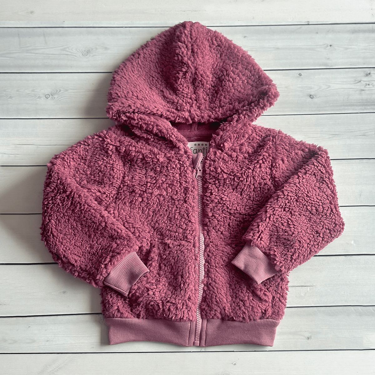 TIFANTI - Casaca de peluche para niña Morado Uva