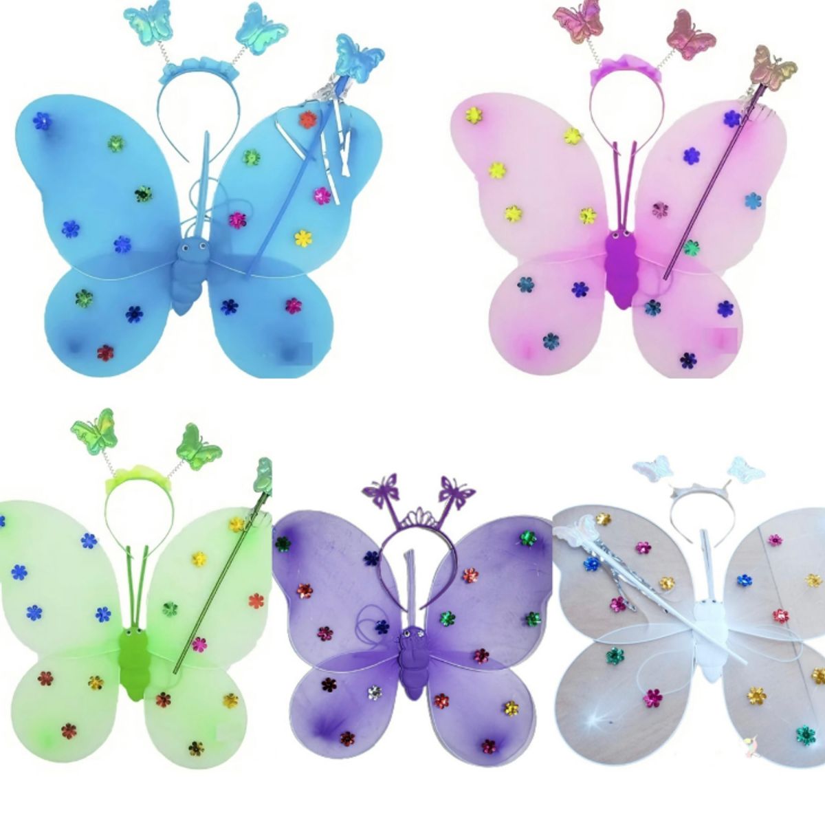 GENERICO - Alitas mariposa luminosa vinchavarita