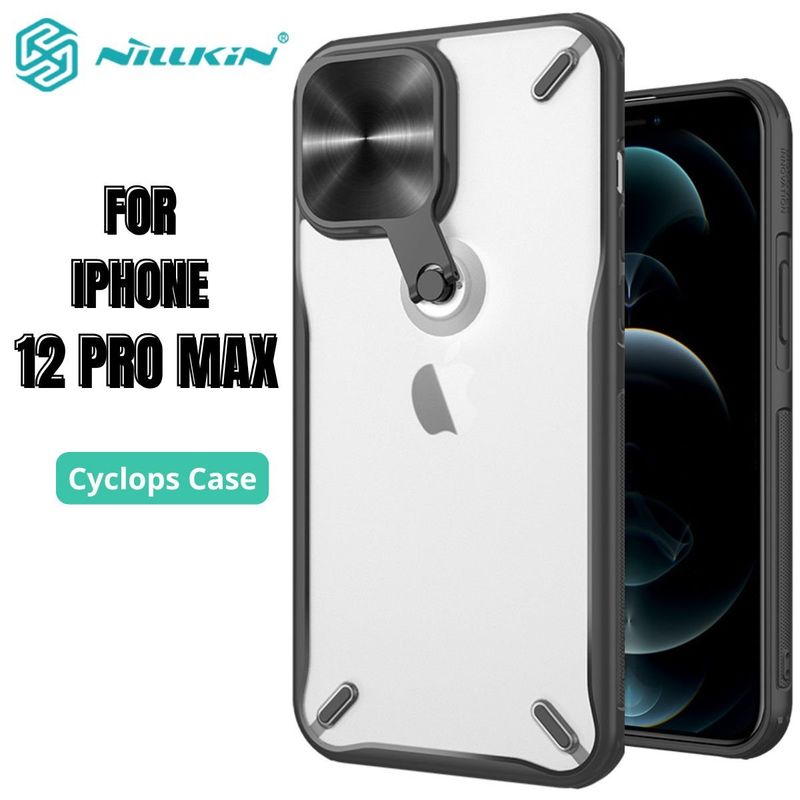 NILLKIN - Case Nillkin Cyclops Black - iPhone 12 Pro Max