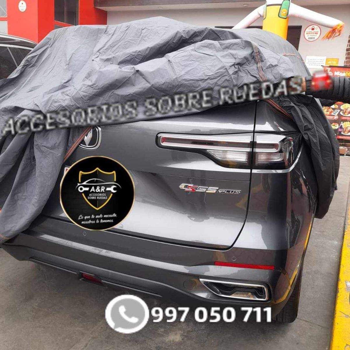 GENERICO - Cobertor CHANGAN NEW CS55 PLUS Impermeable acolchado