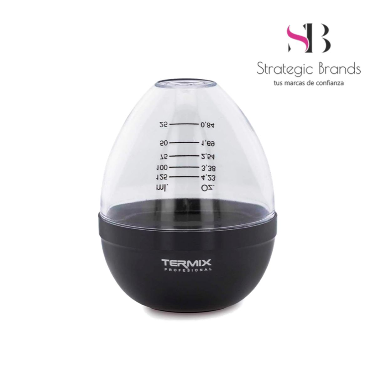 TERMIX - Coctelera de Tinte Profesional Negro