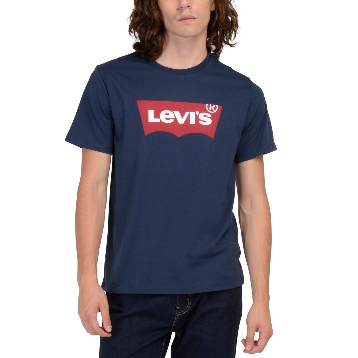 LEVIS - Polo Hombre Lisa Logo Azul Levis