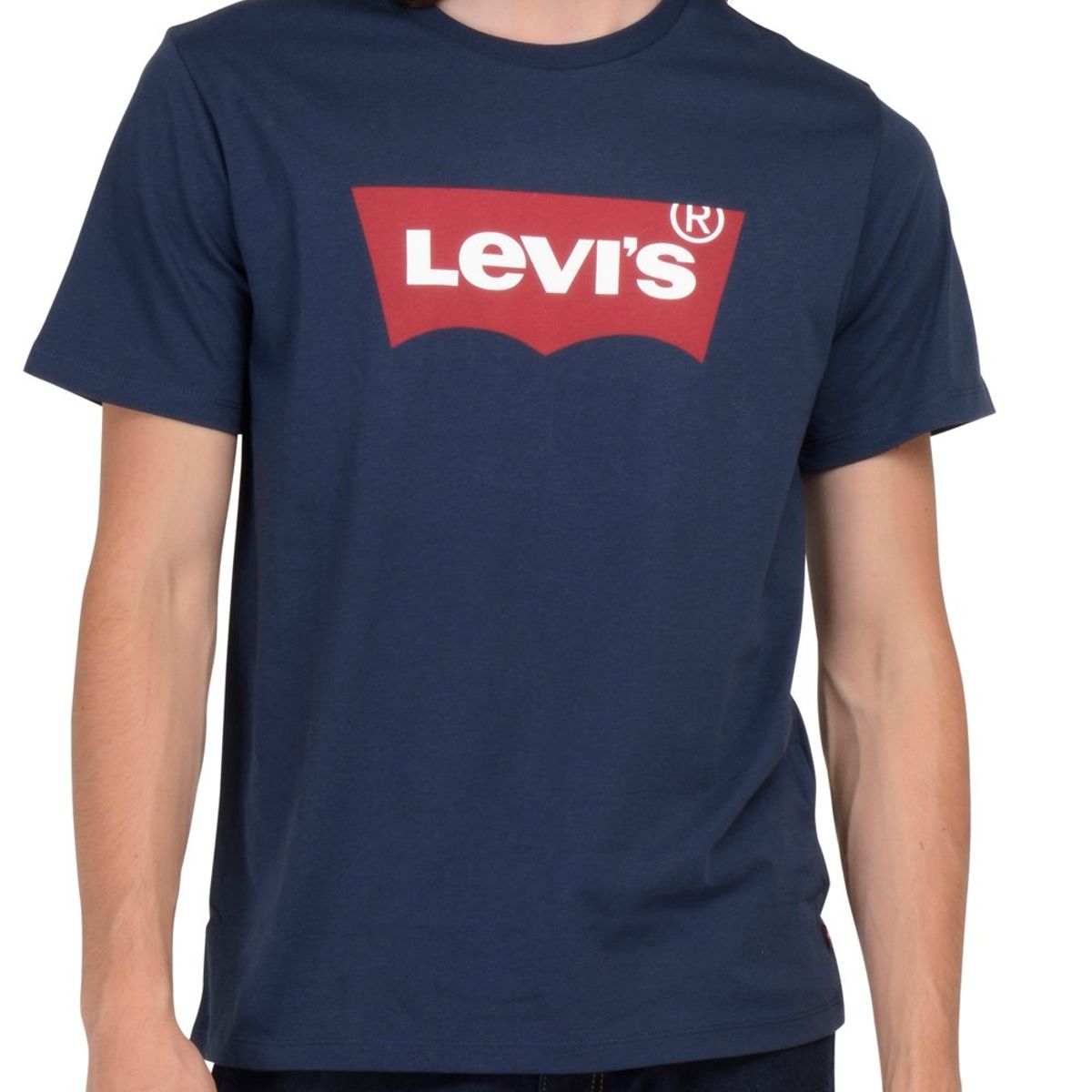 LEVIS - Polo Hombre Lisa Logo Azul Levis