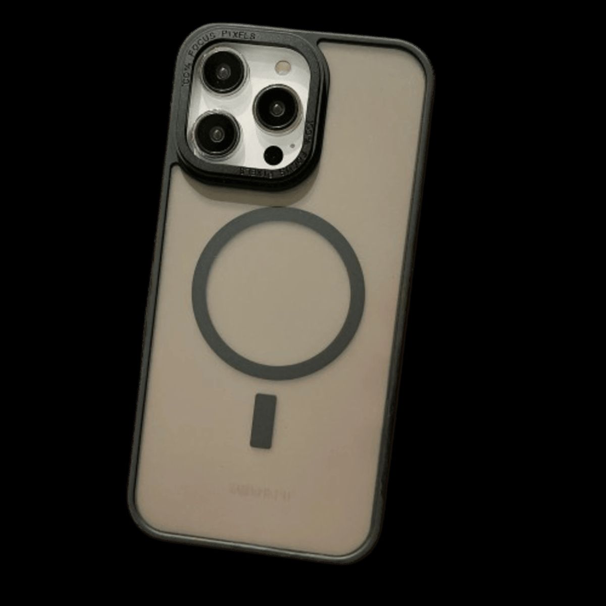 GENERICO - Funda para iPhone 11 Magsafe Ahumado Mate Antishock Negro