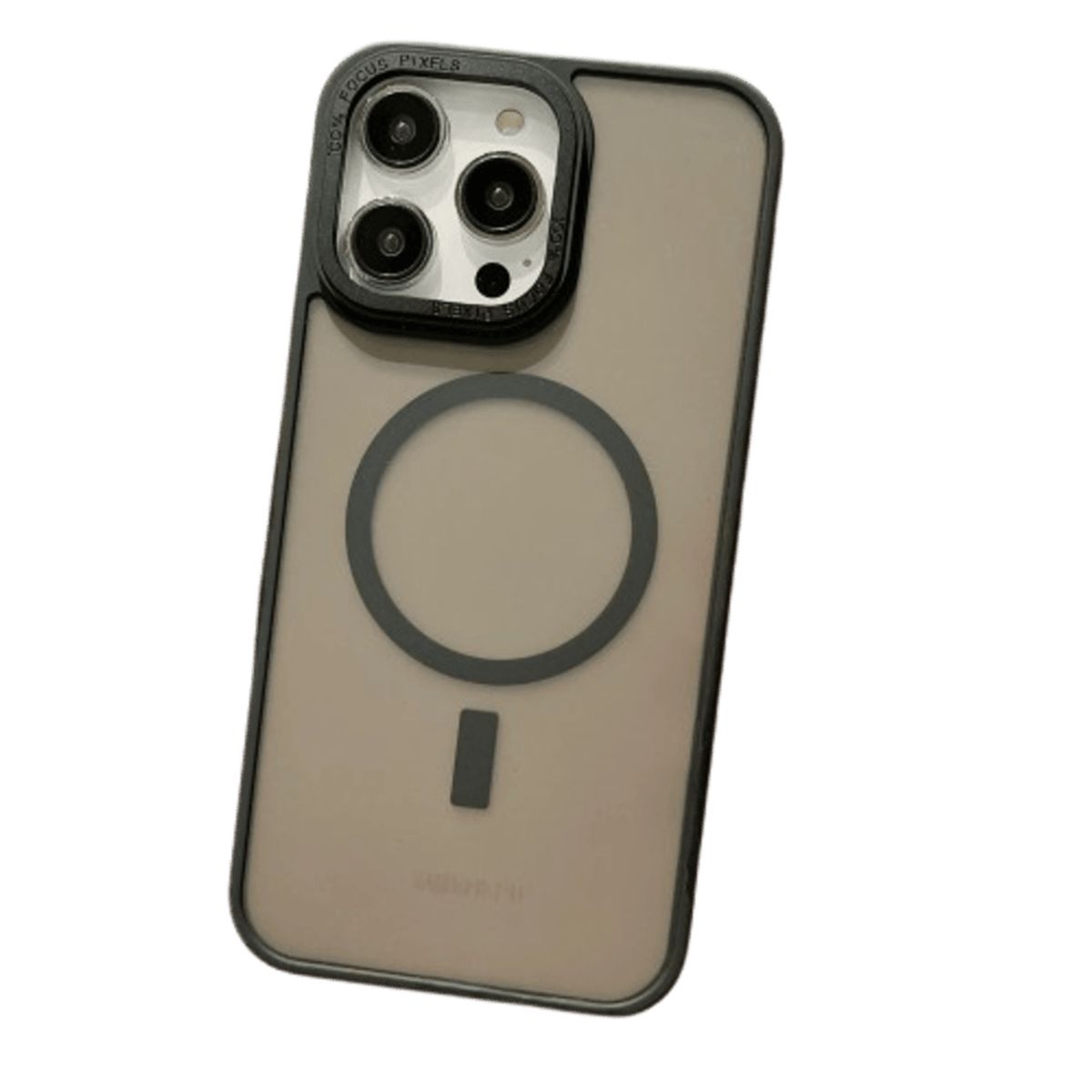 GENERICO - Funda para iPhone 11 Magsafe Ahumado Mate Antishock Negro