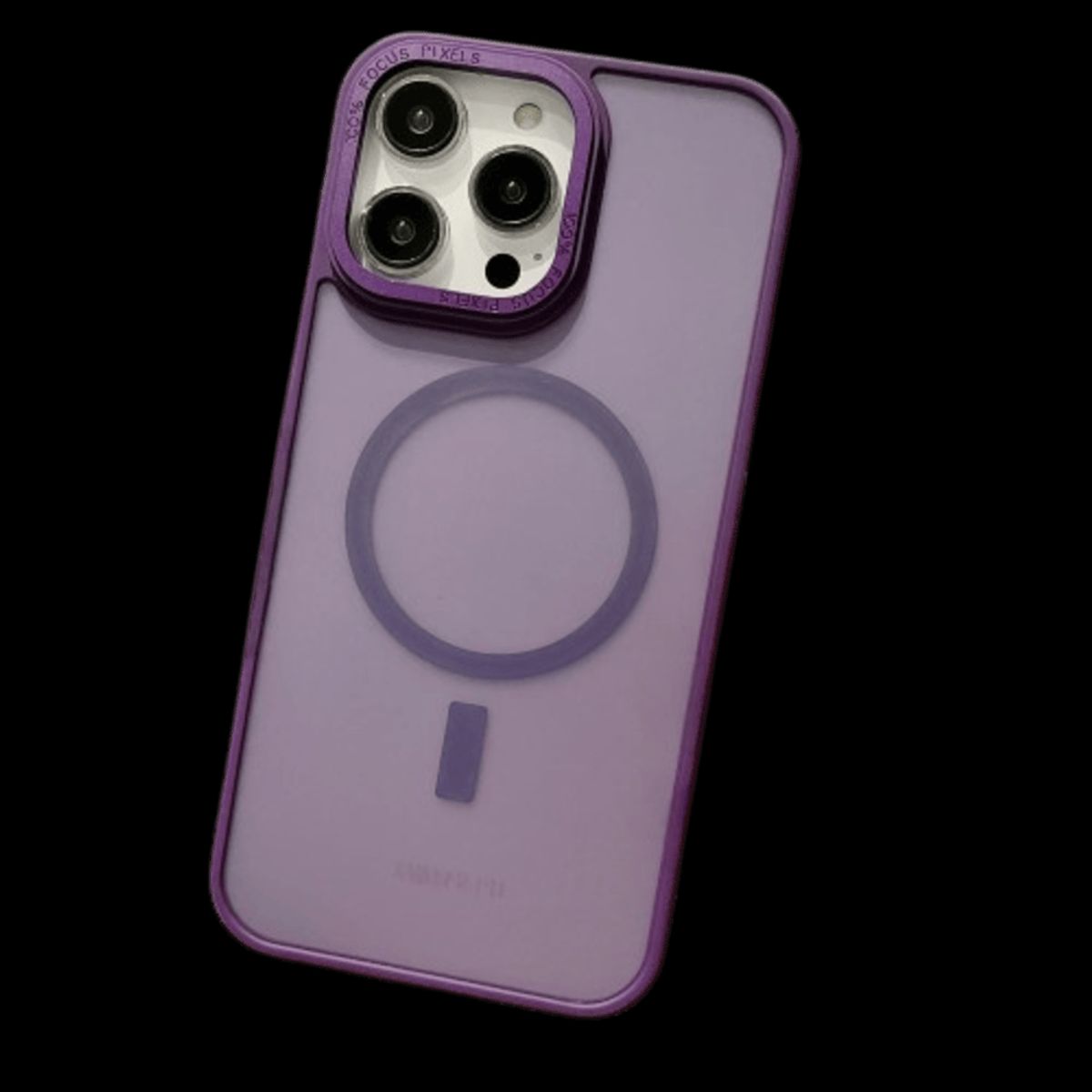 GENERICO - Funda para iPhone 11 Magsafe Ahumado Mate Antishock Morado