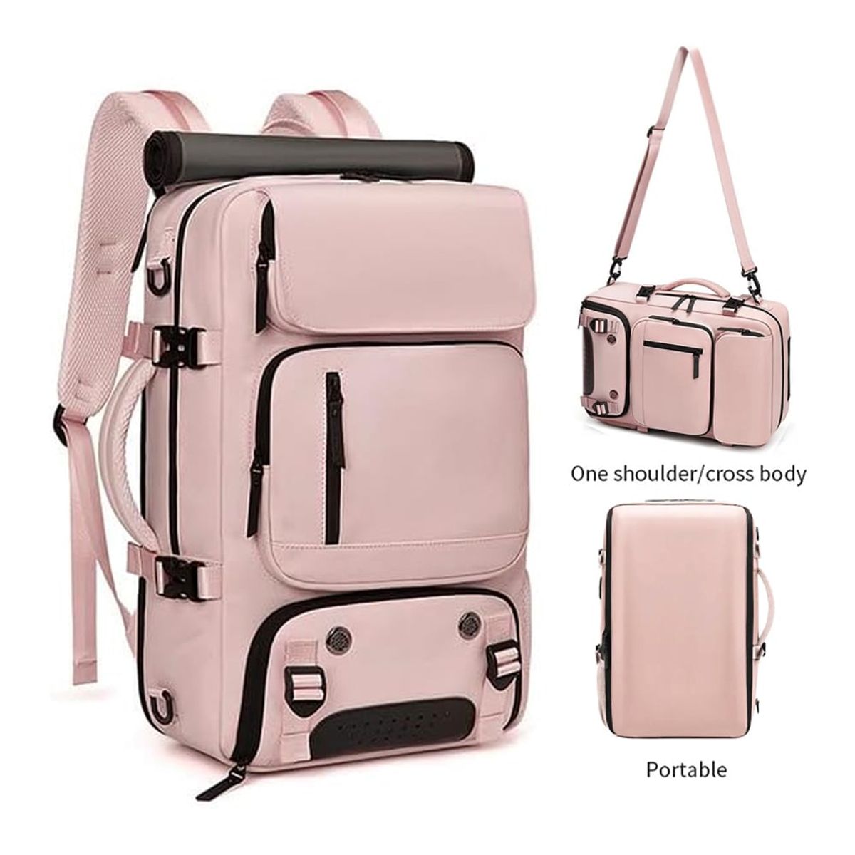 CAPTURE - Mochila Mujer Capture 7798 Viaje Laptop Rosado