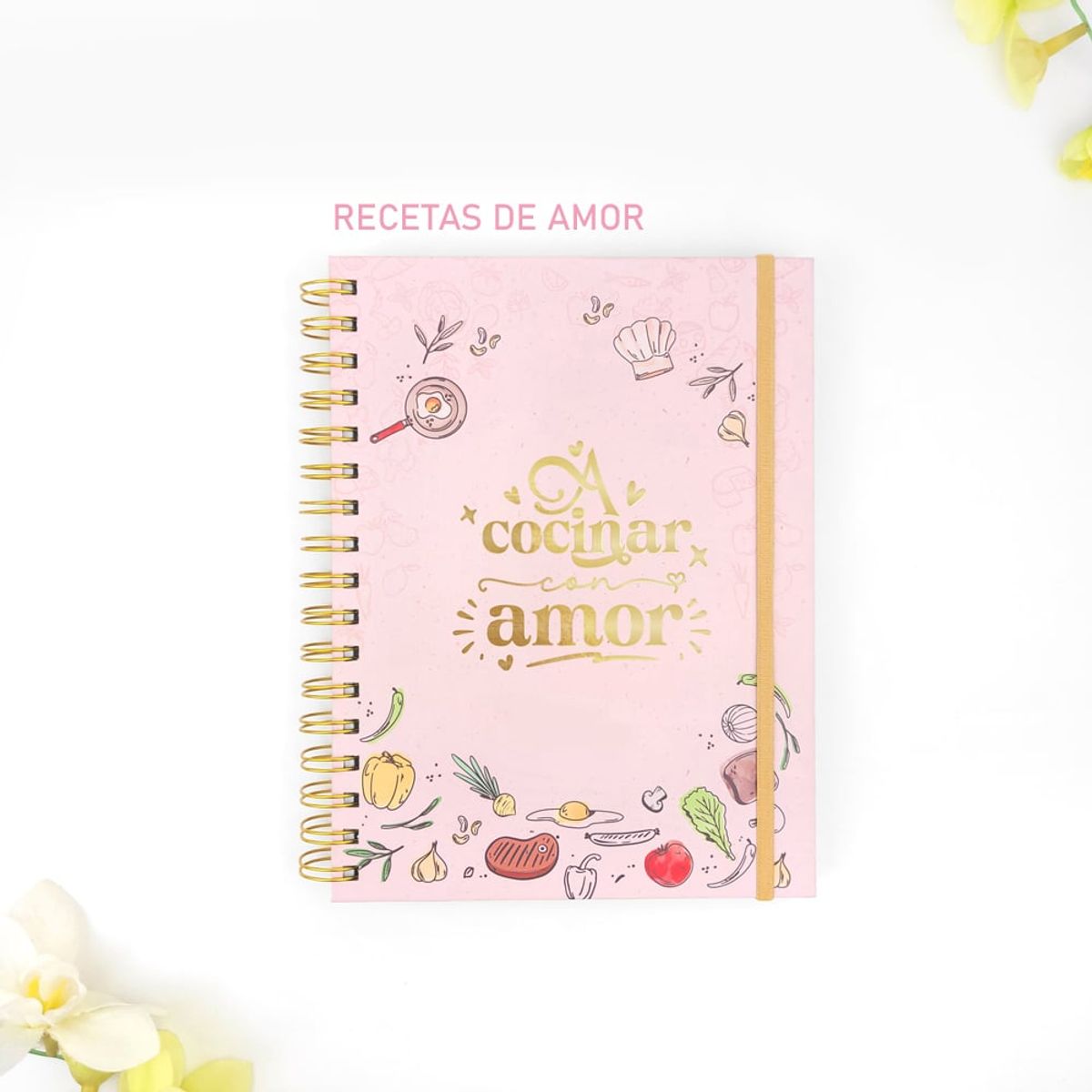 GENERICO - DIARIO A5 DE RECETAS - DE AMOR