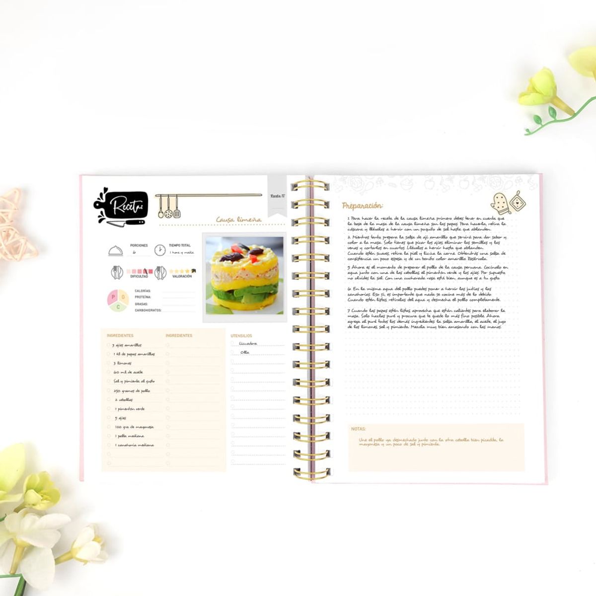 GENERICO - DIARIO A5 DE RECETAS - DE AMOR