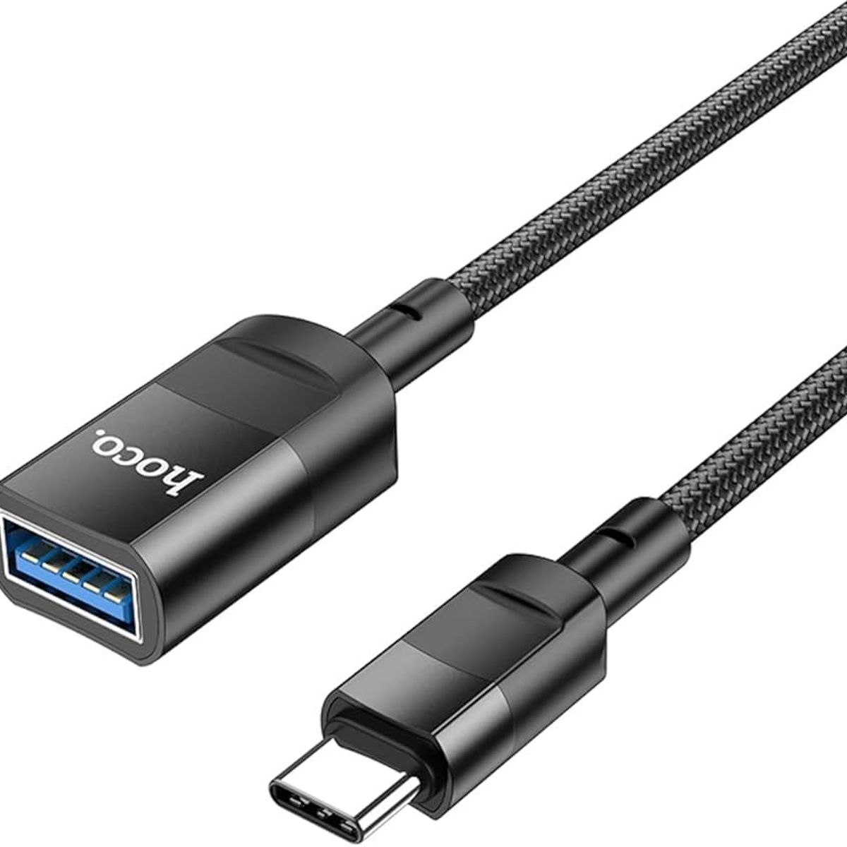 HOCO - Cable Tipo C a USB - adaptador Macho Hembra 120Cm - Hoco