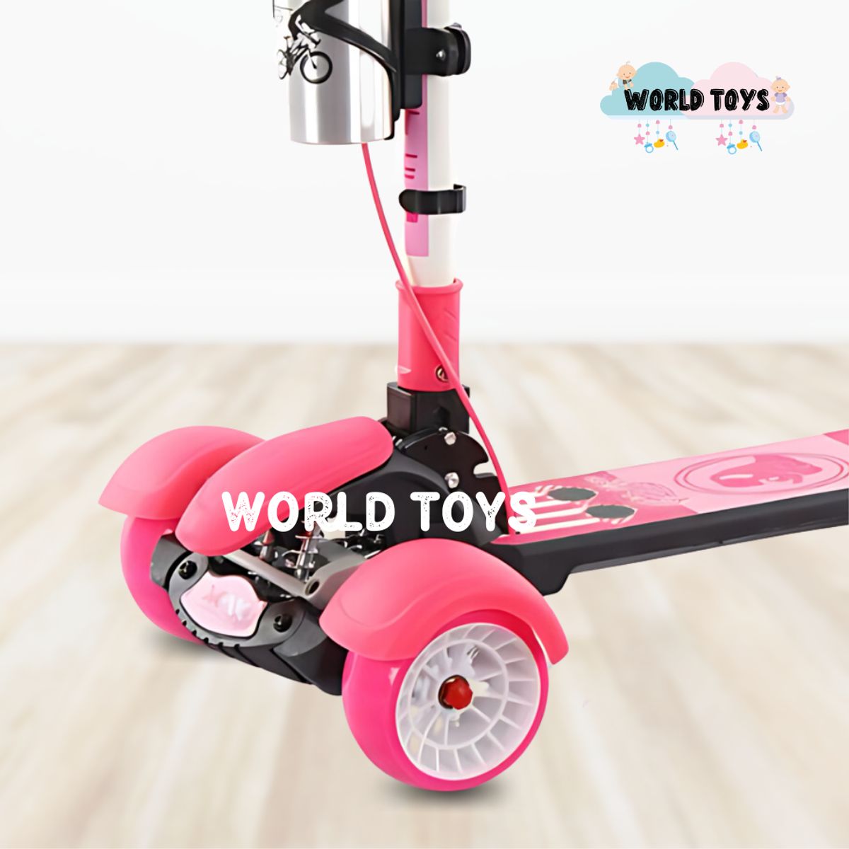 KING - Scooter Musical «LUCA» con Tomatodo HOT PINK