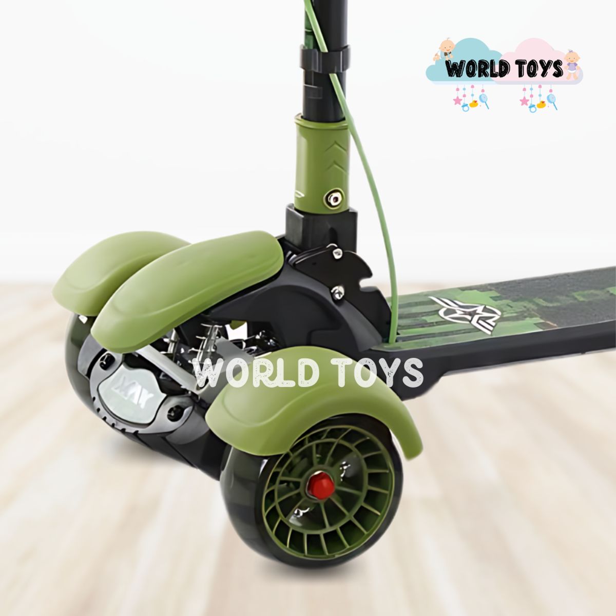 KING - Scooter Musical «LUCA» con Tomatodo GREEN