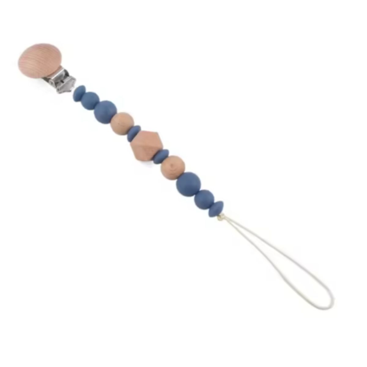 LUCALAND - Porta chupón de silicona cubo dark blue