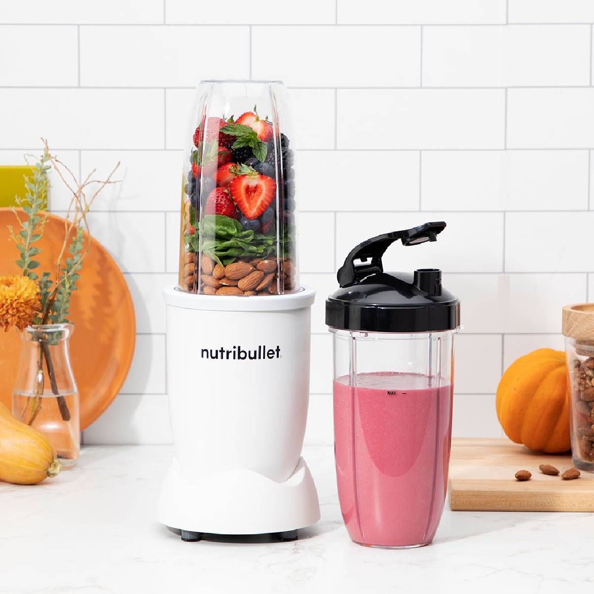 QUALITY PRODUCTS - Extractor de Nutrientes - Nutribullet 900 Blanco Mate